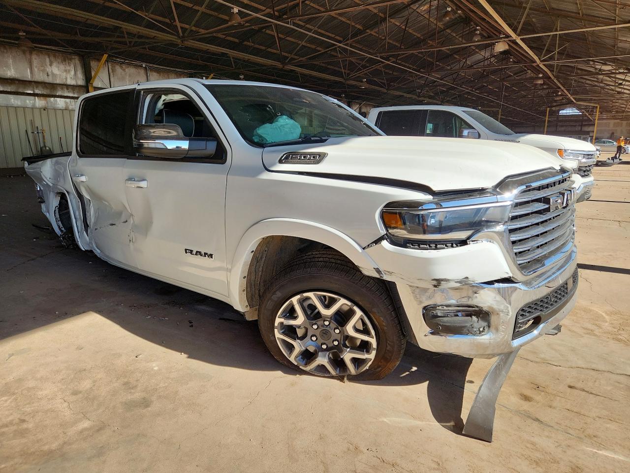 2026 Ram 1500 Laramie White vin: 3C6SRFJP4T4177267
