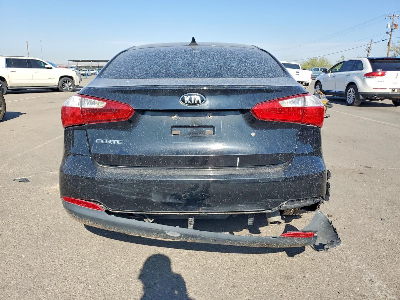 2014 Kia Forte Lx Black vin: KNAFK4A60E5179565