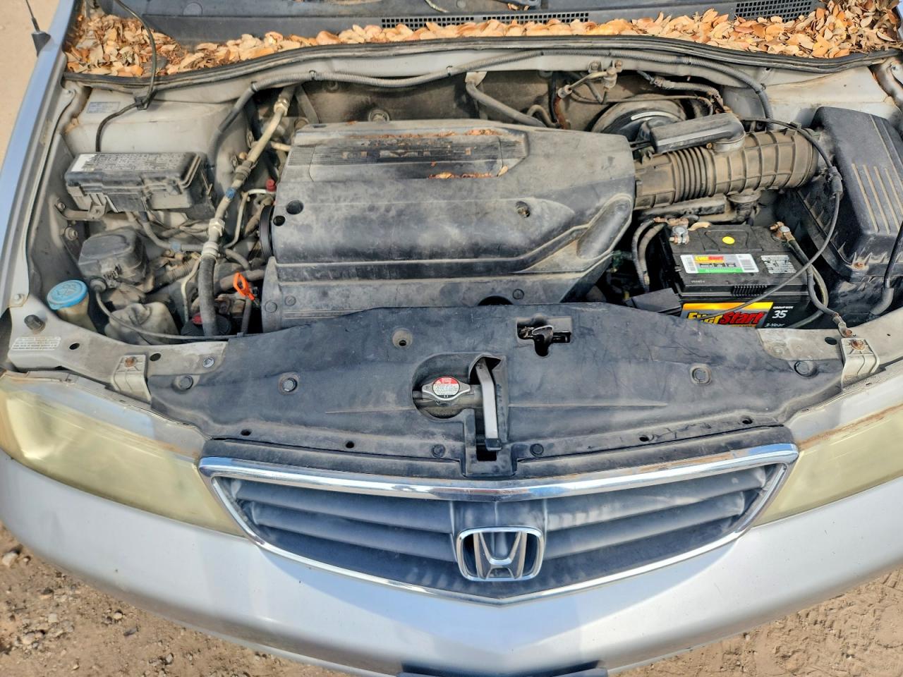 2003 Honda Odyssey Exl Silver vin: 5FNRL18003B008789