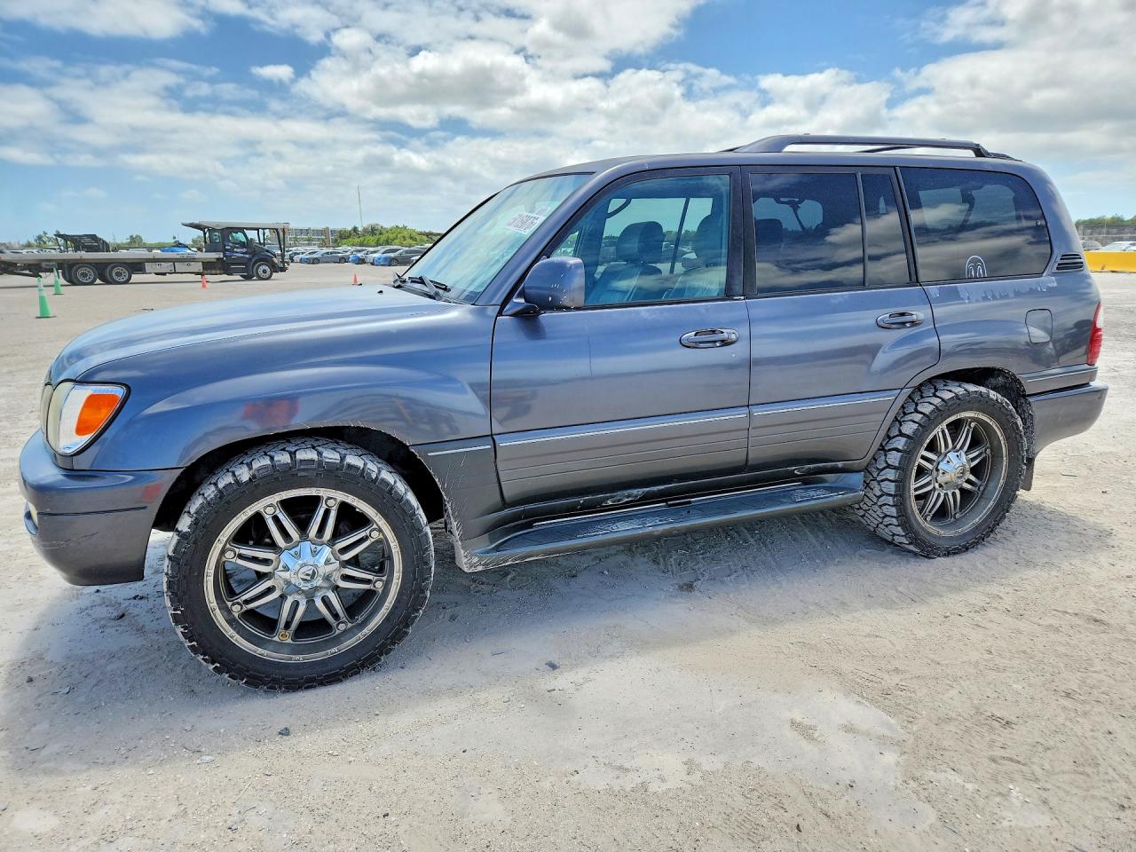 2005 Lexus Lx 470 Gray vin: JTJHT00W453549086