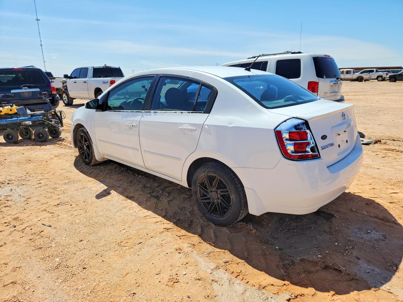 2008 Nissan Sentra 2.0 White vin: 3N1AB61E98L651737