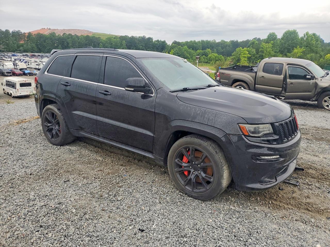 2014 Jeep Grand Cherokee Srt-8 Black vin: 1C4RJFDJ0EC169581