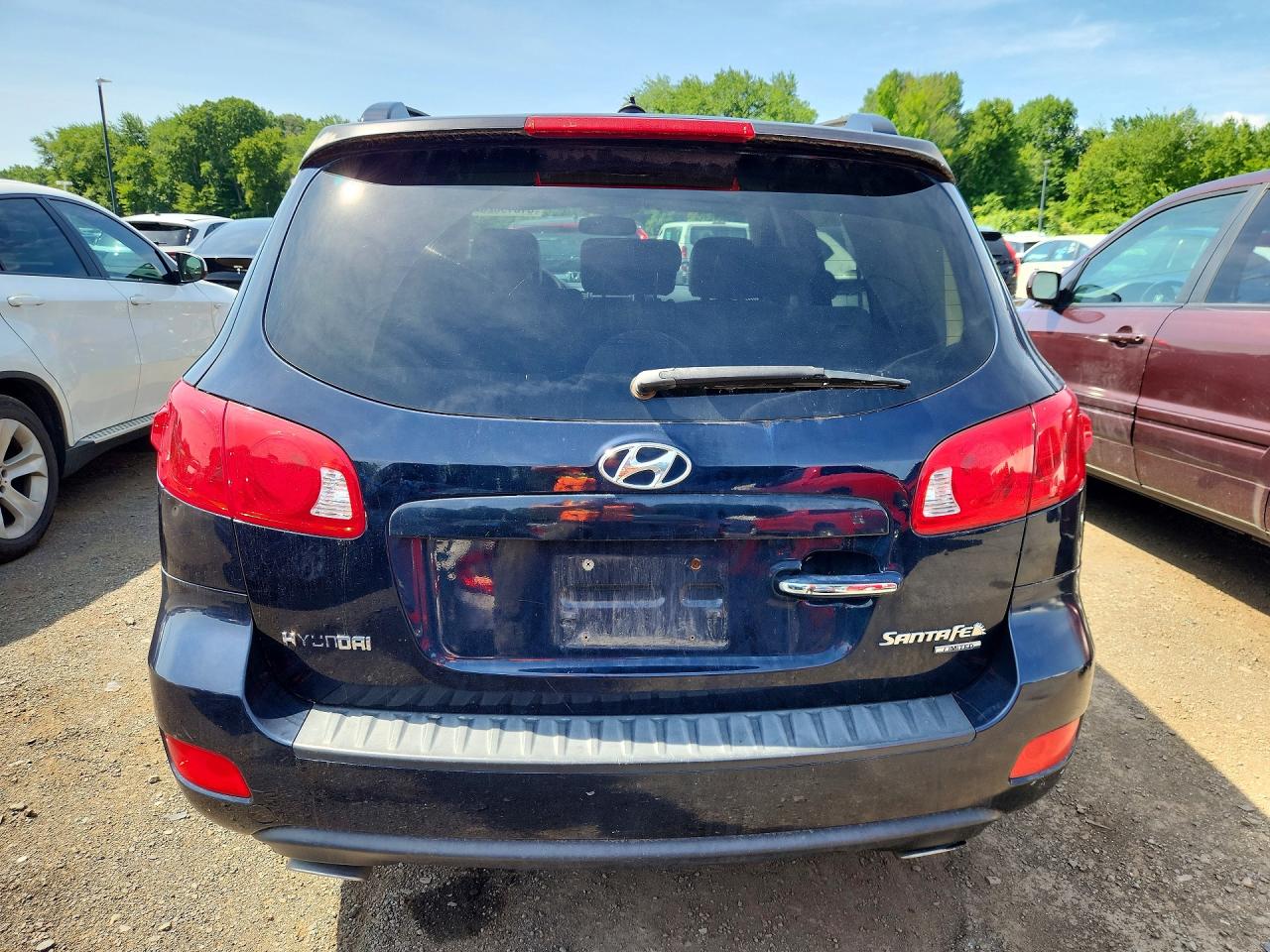 2008 Hyundai Santa Fe Se Black vin: 5NMSH13EX8H203522