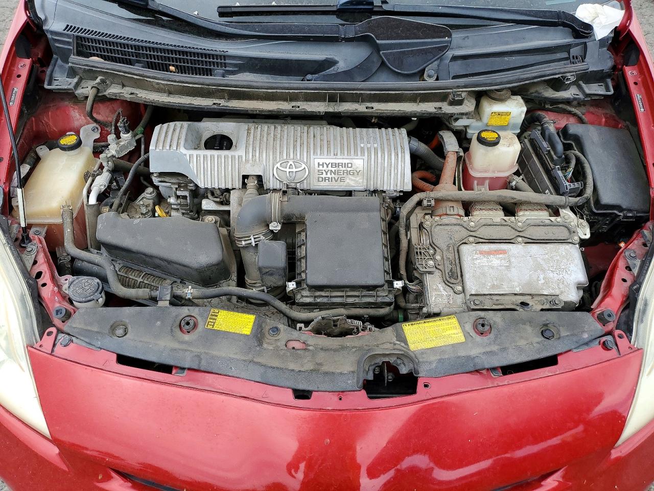 2012 Toyota Prius Two Red vin: JTDKN3DU4C1599668