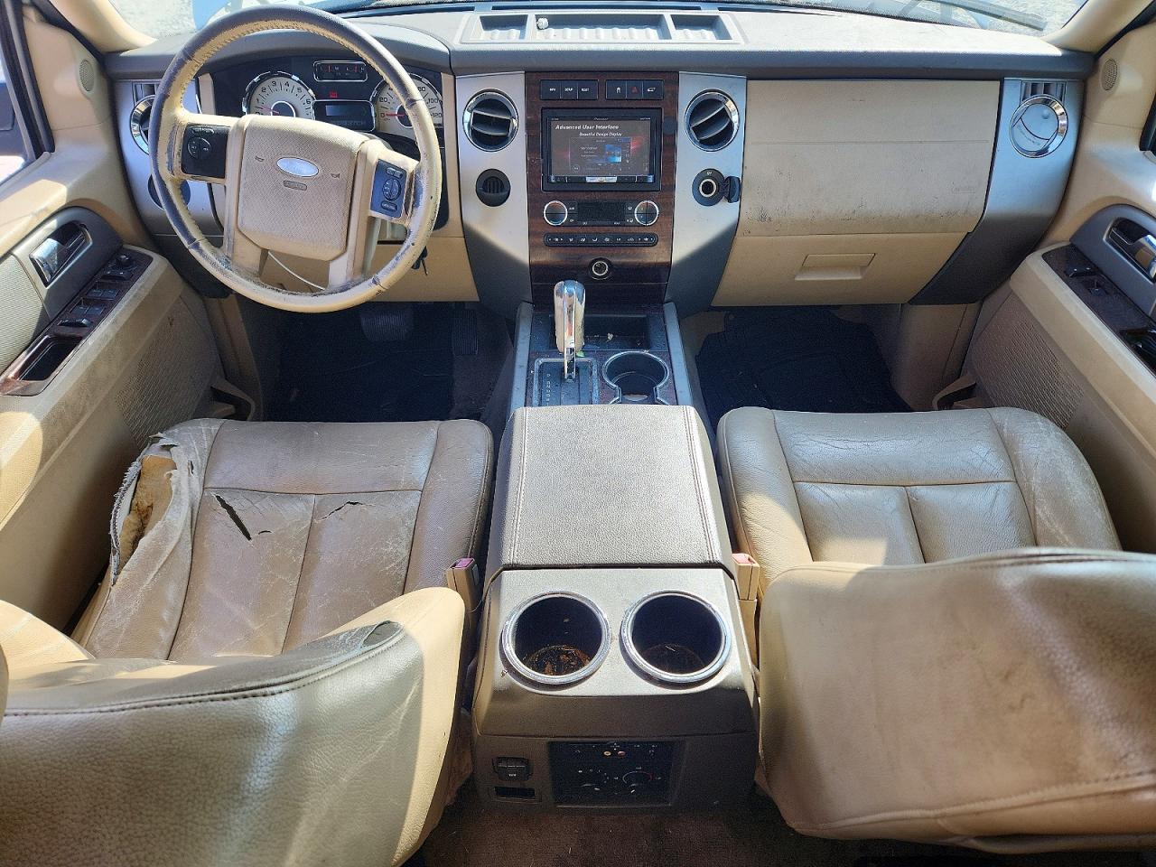2011 Ford Expedition El Xlt White vin: 1FMJK1H50BEF39305