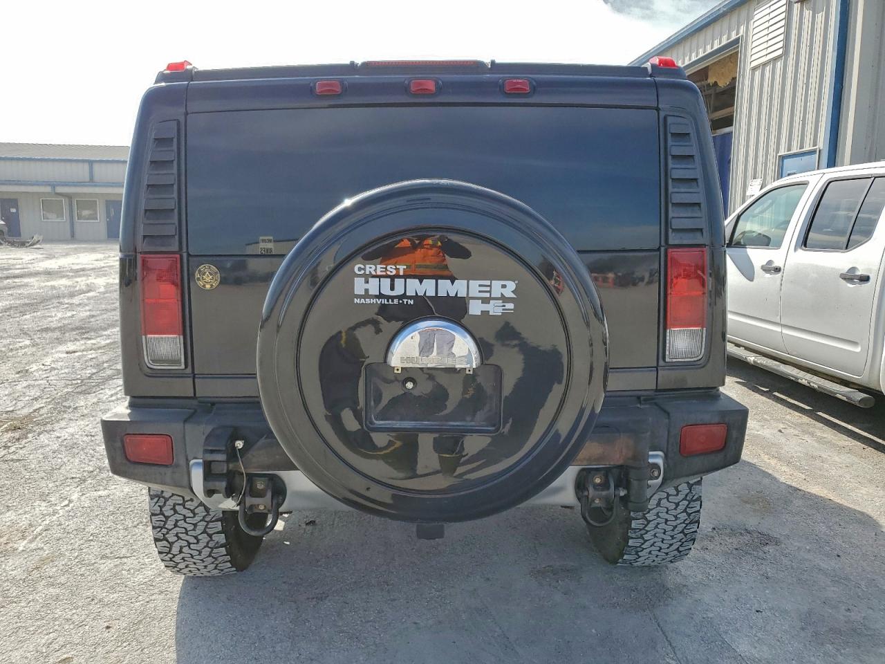 2008 Hummer H2 Черный vin: 5GRGN23828H109469
