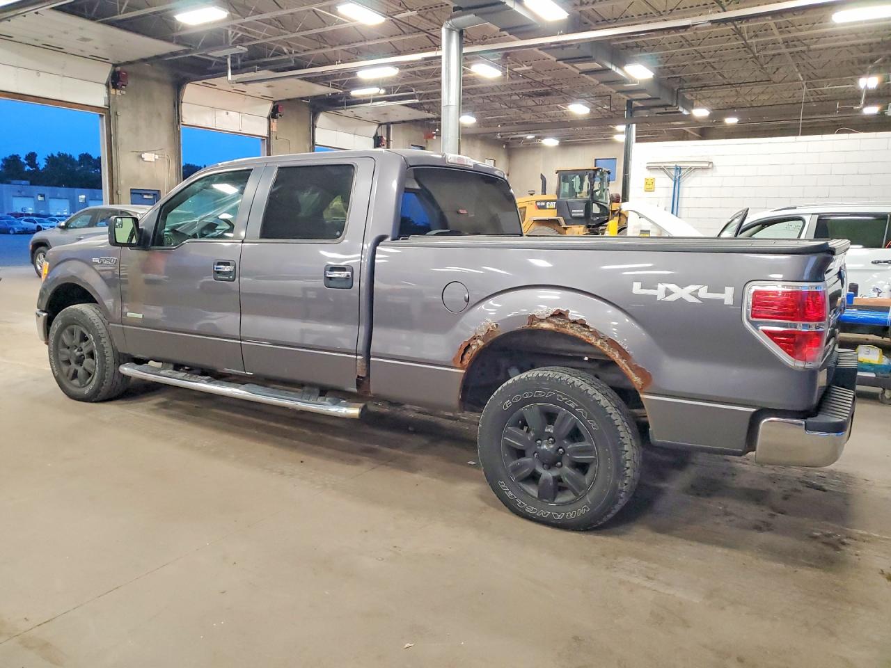 2012 Ford F150 Supercrew Gray vin: 1FTFW1ET0CKD97140
