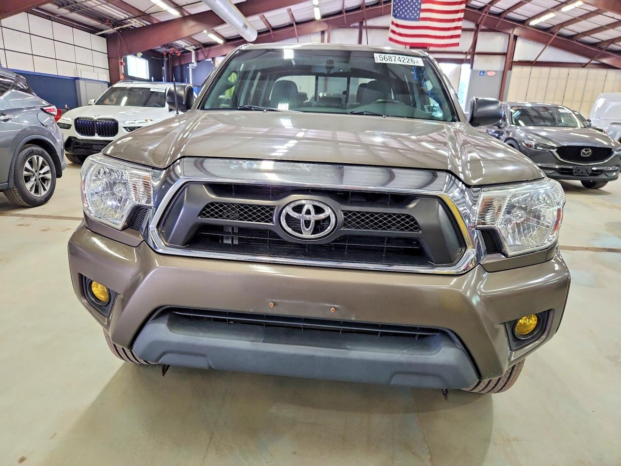 2013 Toyota Tacoma Double Cab Gray vin: 3TMLU4EN2DM127347