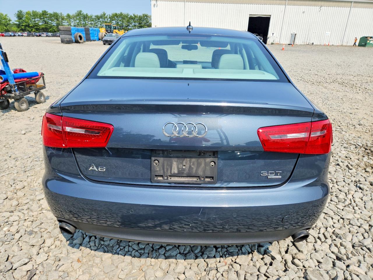 2014 Audi A6 Premium Plus Gray vin: WAUFGBFC9EN056500