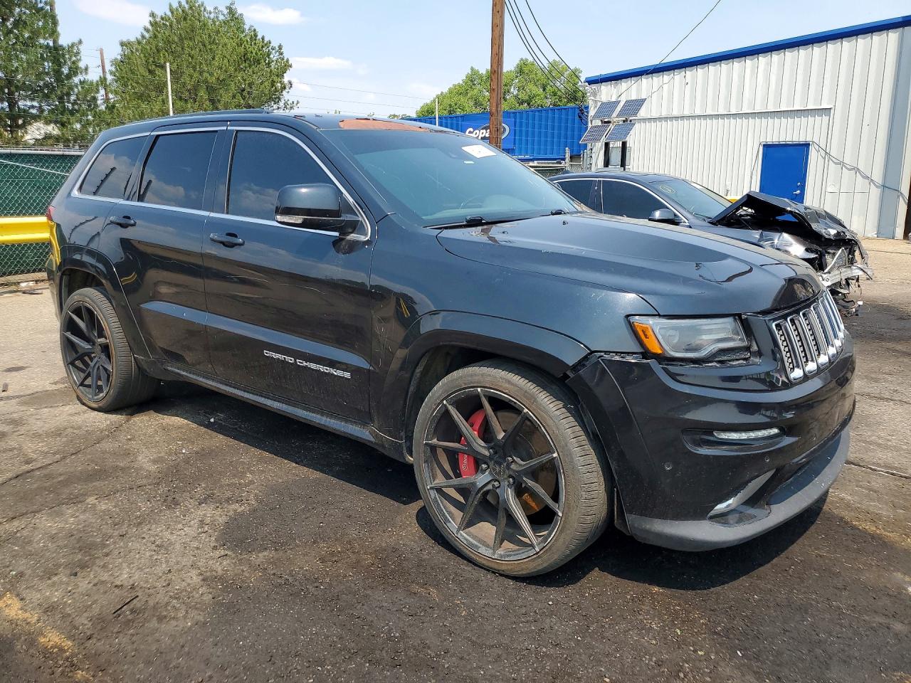 2015 Jeep Grand Cherokee Srt-8 Black vin: 1C4RJFDJ3FC787446
