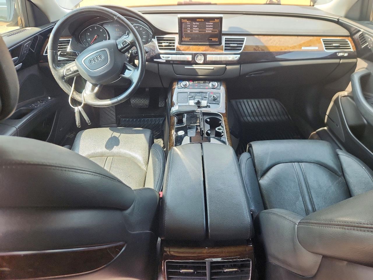 2012 Audi A8 L Quattro Black vin: WAURVAFD4CN008616