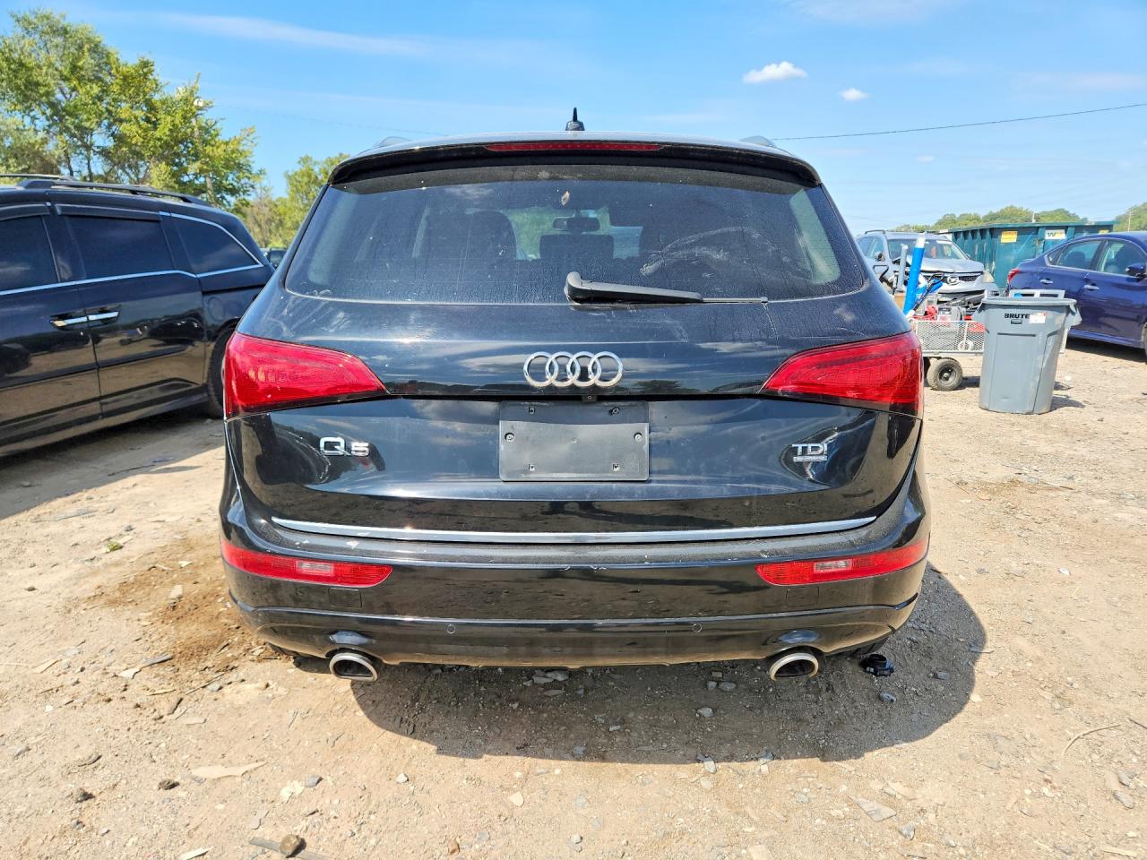 2015 Audi Q5 Tdi Premium Plus Black vin: WA1CMAFP7FA029651
