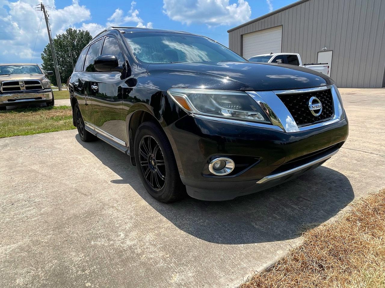 2015 Nissan Pathfinder Sl Black vin: 5N1AR2MN1FC686824