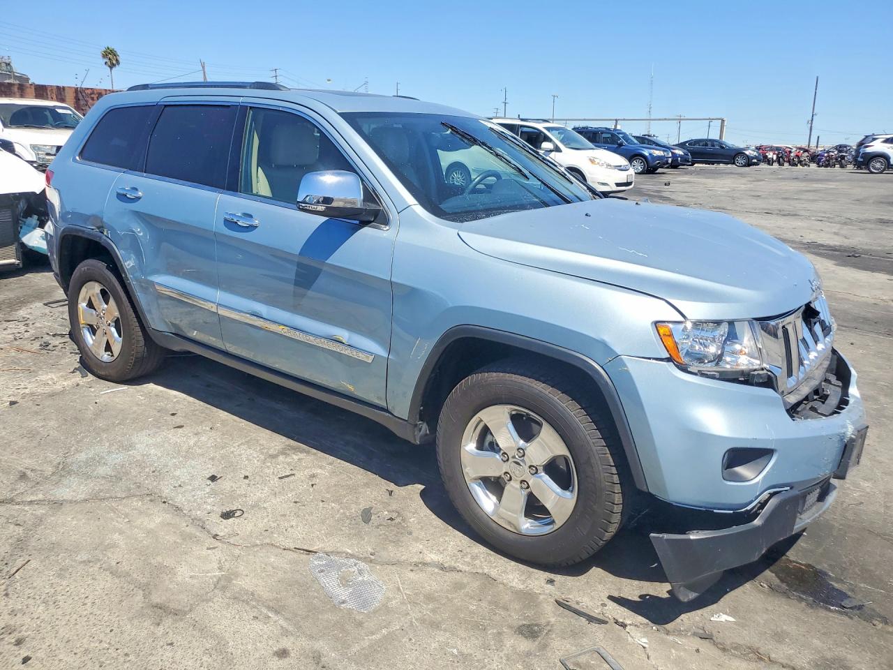 2013 Jeep Grand Cherokee Limited Blue vin: 1C4RJEBT1DC526828