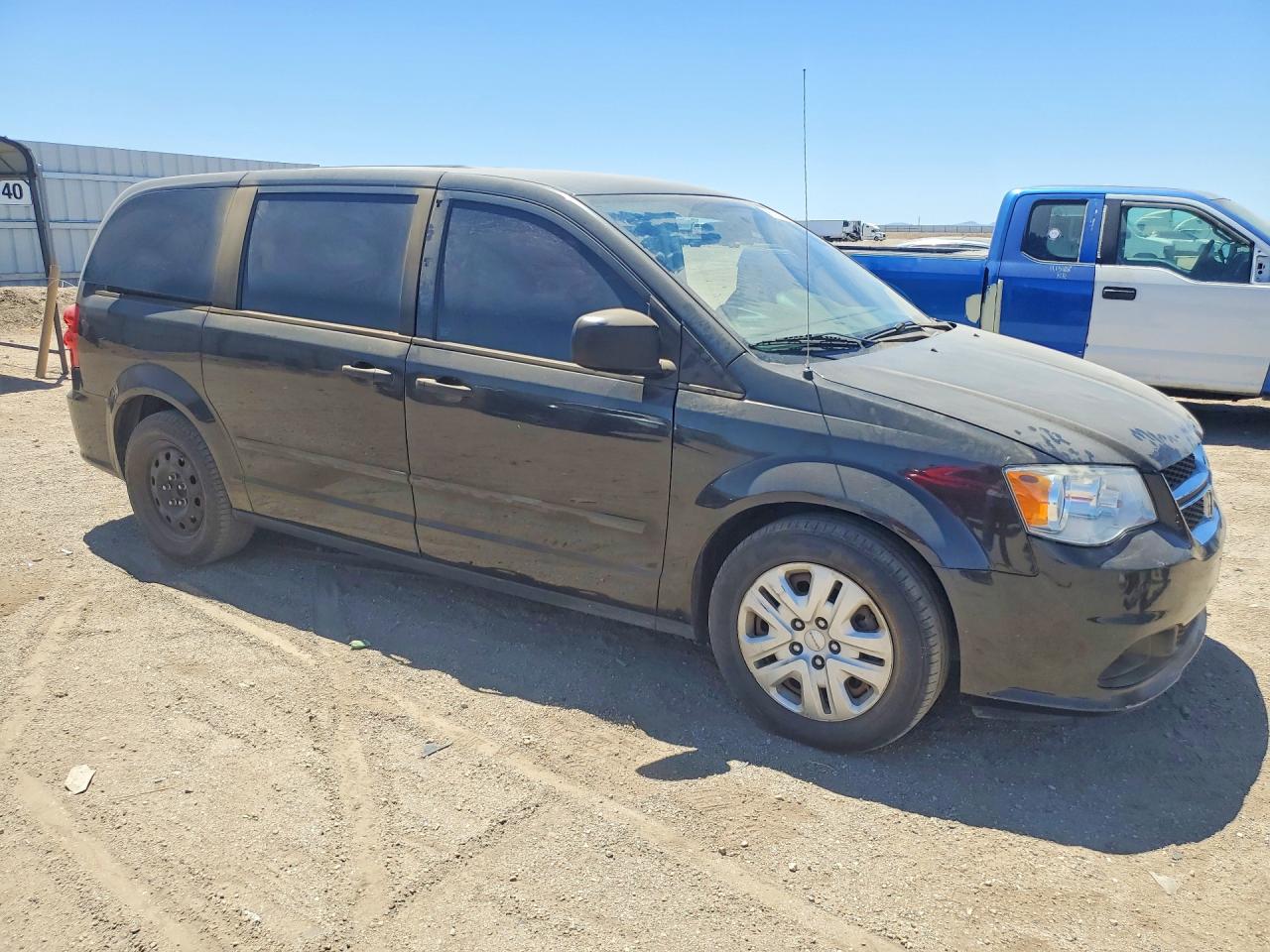 2015 Dodge Grand Caravan Se Black vin: 2C4RDGBG2FR749573