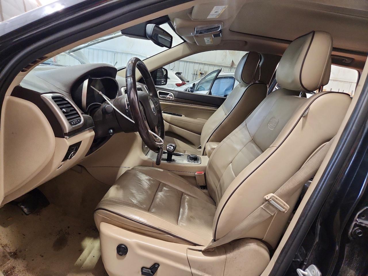 2014 Jeep Grand Cherokee Overland Black vin: 1C4RJFCT7EC105590