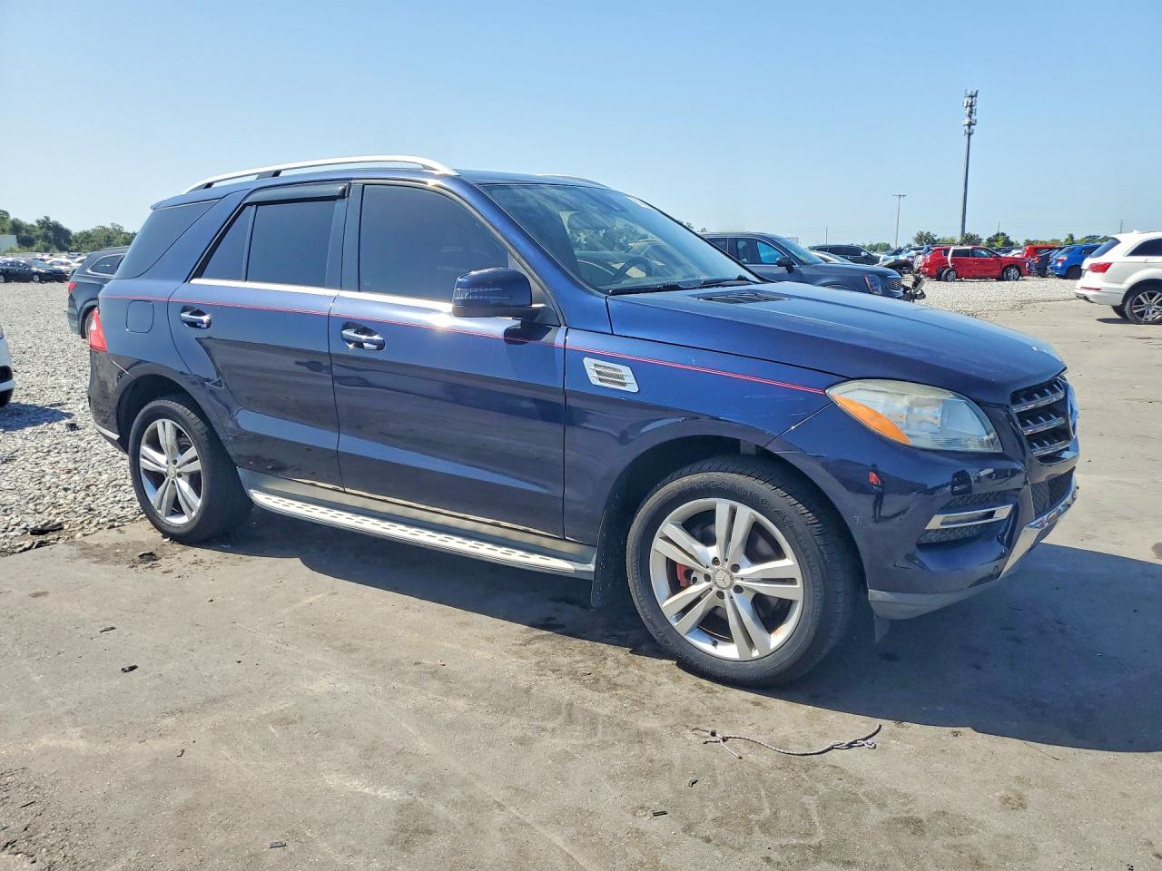 2014 Mercedes-benz Ml 350 Blue vin: 4JGDA5JB7EA416510