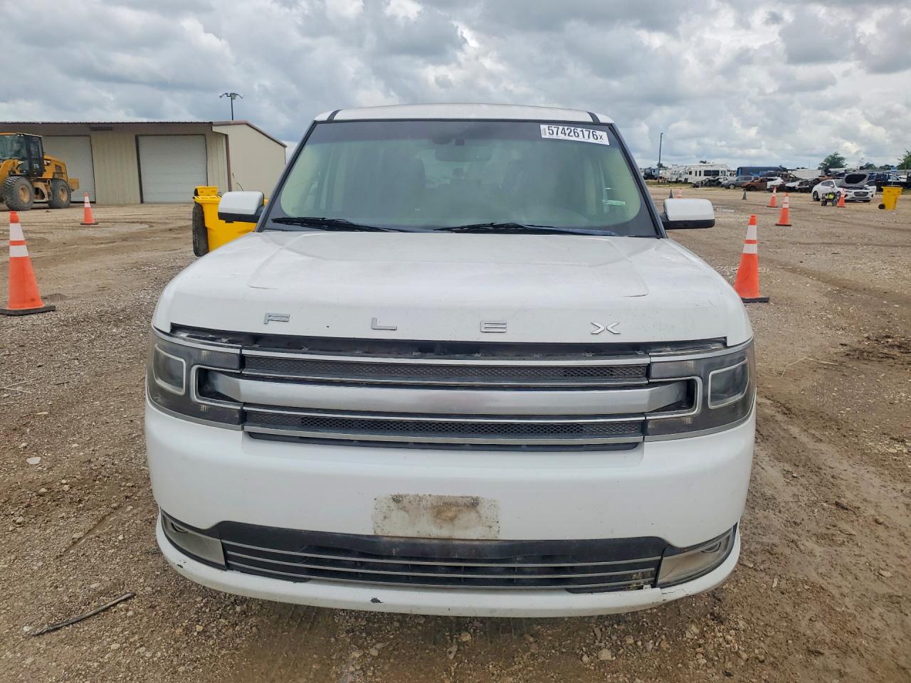 2017 Ford Flex Limited White vin: 2FMGK5D8XHBA03659
