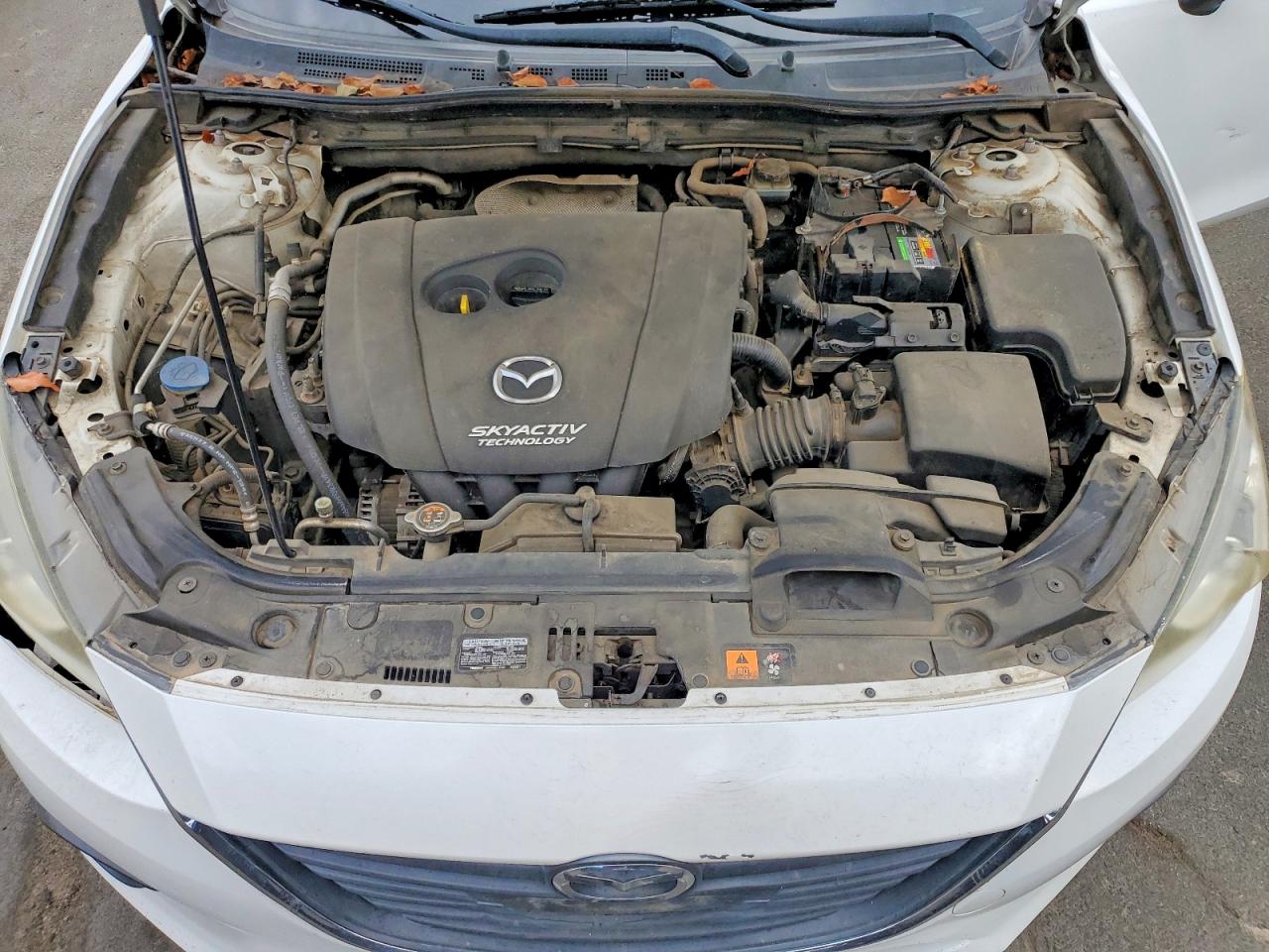 2014 Mazda 3 Sport Белый vin: JM1BM1U75E1197677
