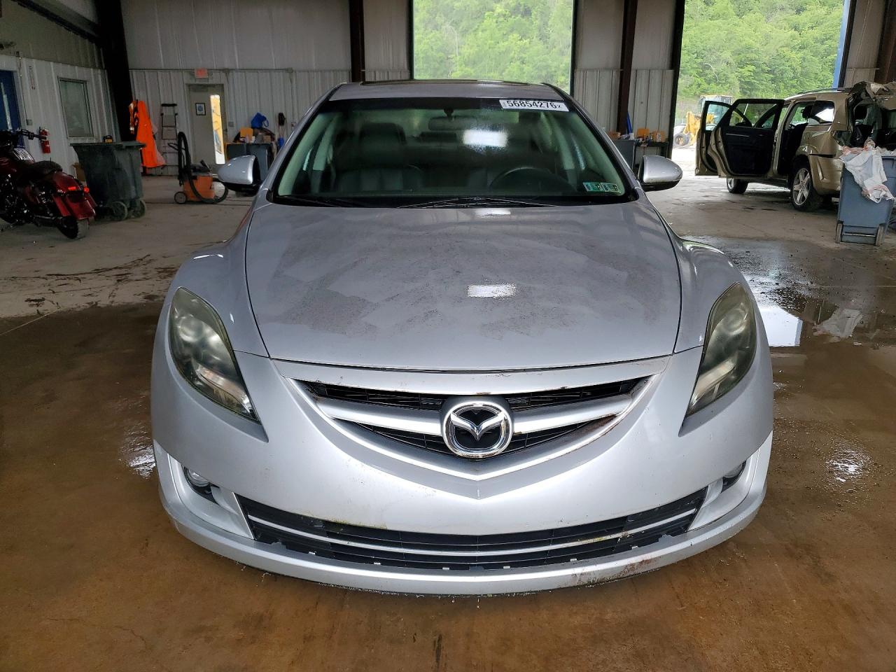 2012 Mazda 6 I Silver vin: 1YVHZ8CHXC5M08354