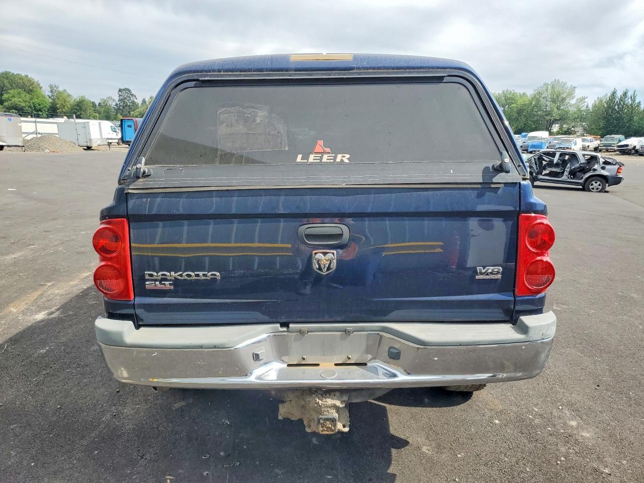 2005 Dodge Dakota Quad Slt Blue vin: 1D7HW48N15S288721