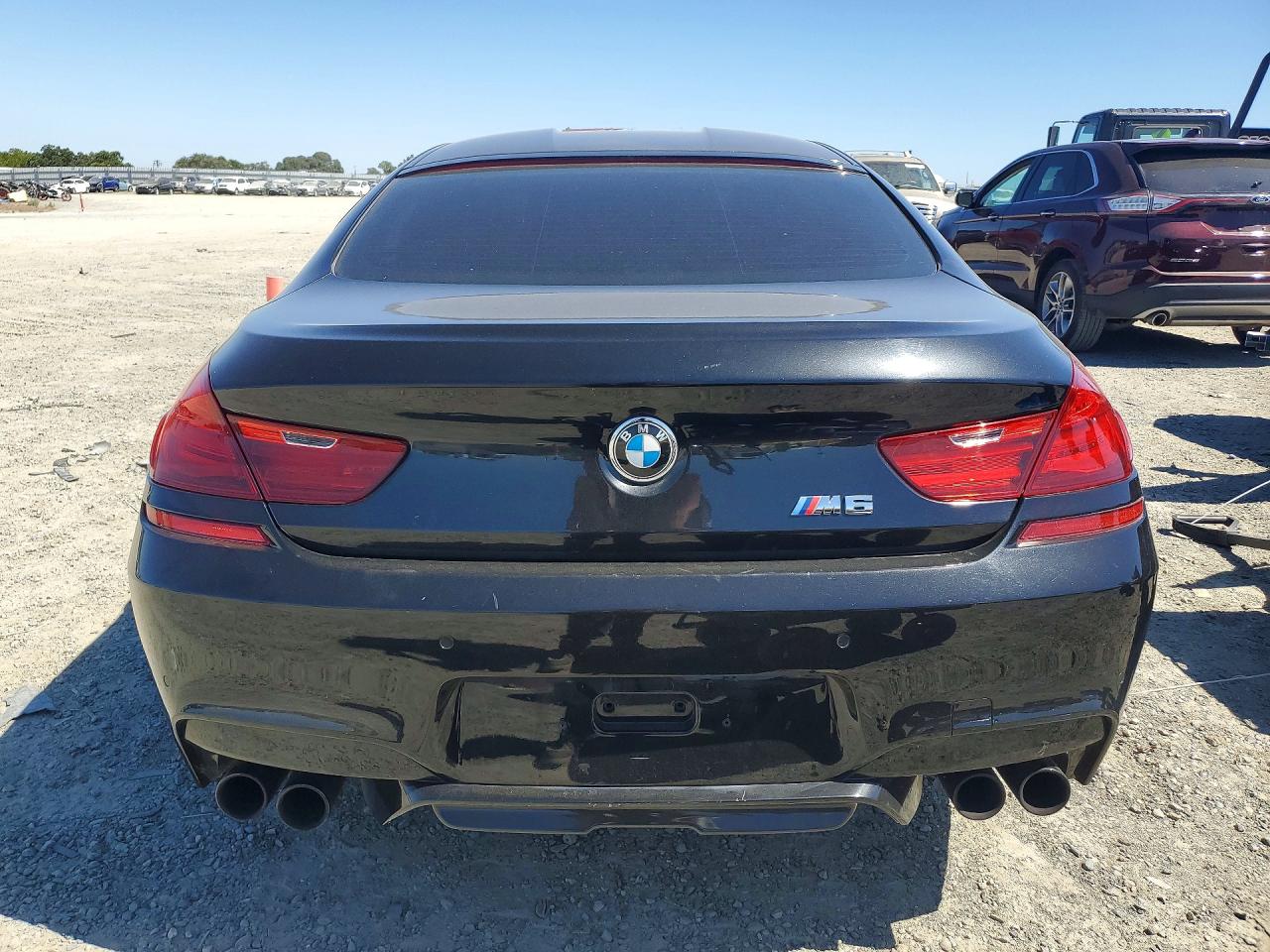 2014 Bmw M6 Gran Coupe Black vin: WBS6C9C58EDV73914