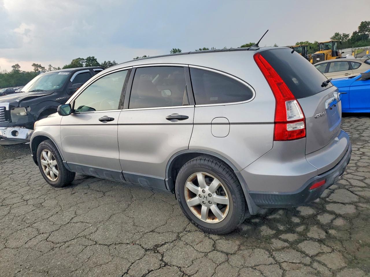 2007 Honda Cr-v Ex Silver vin: JHLRE48507C028943