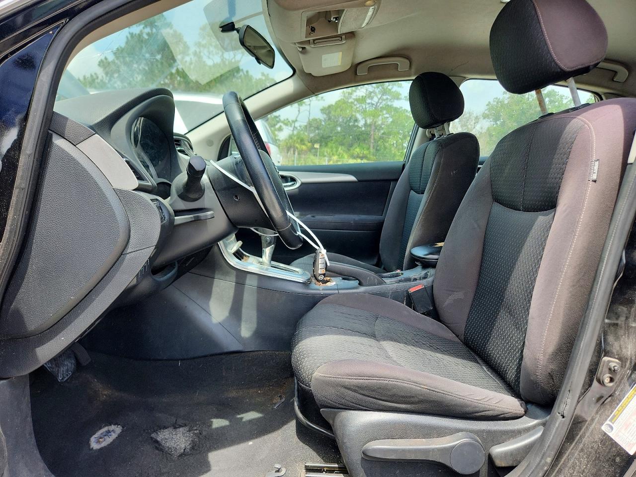 2013 Nissan Sentra S Черный vin: 3N1AB7AP8DL681538