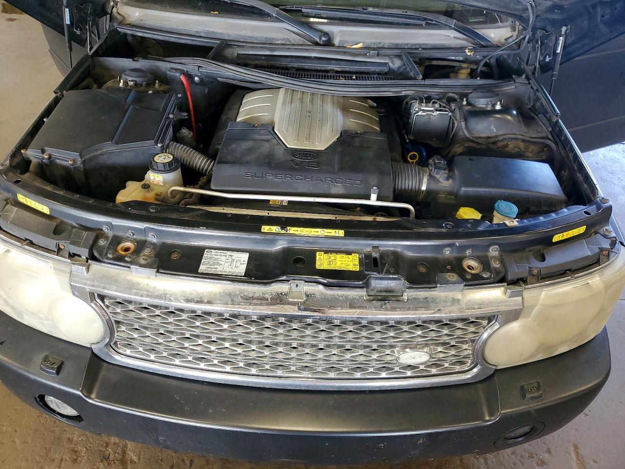 2007 Land Rover Range Rover Supercharged Черный vin: SALMF13427A241334