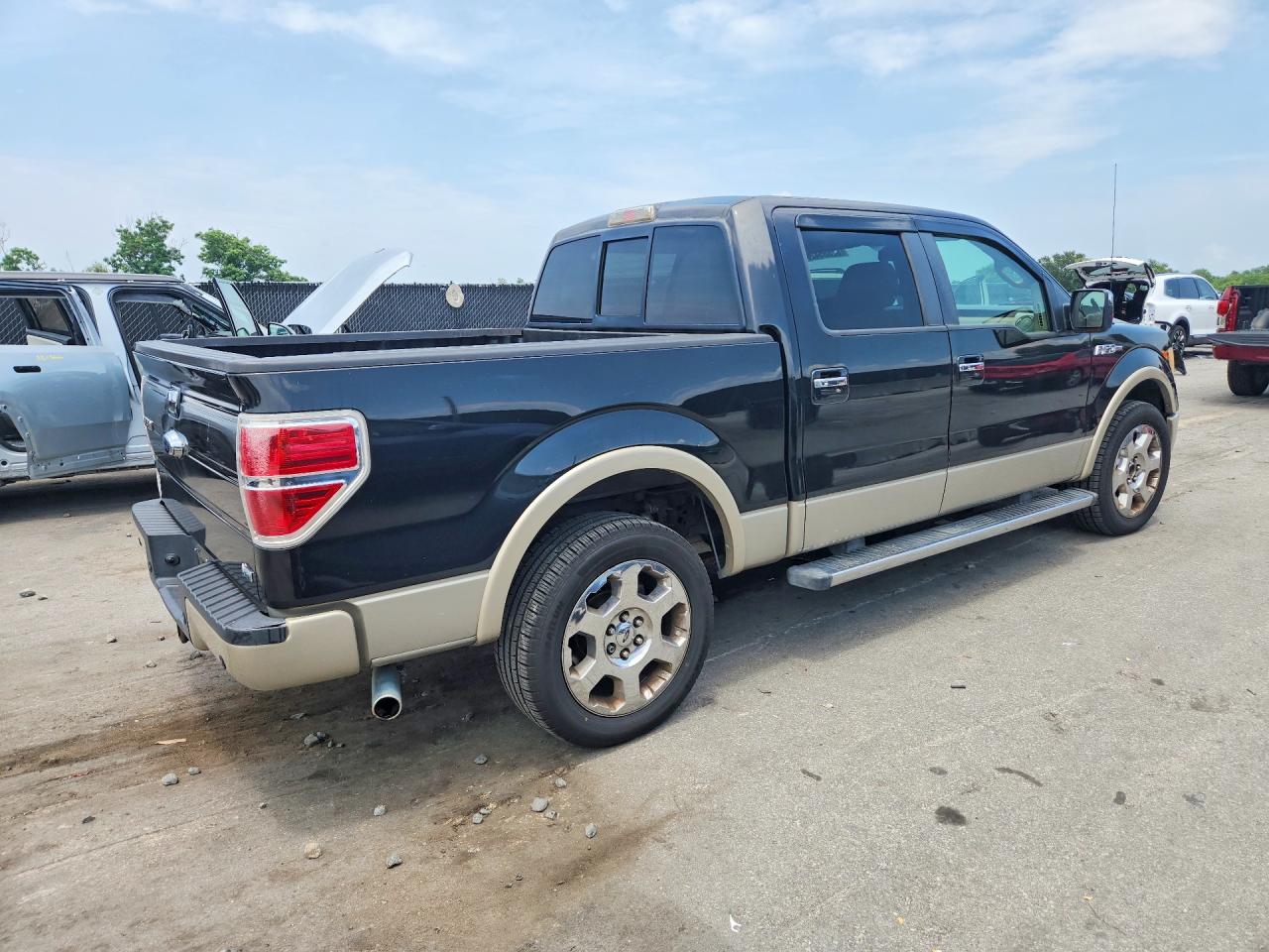 2010 Ford F150 Supercrew Black vin: 1FTFW1CV2AFD71889