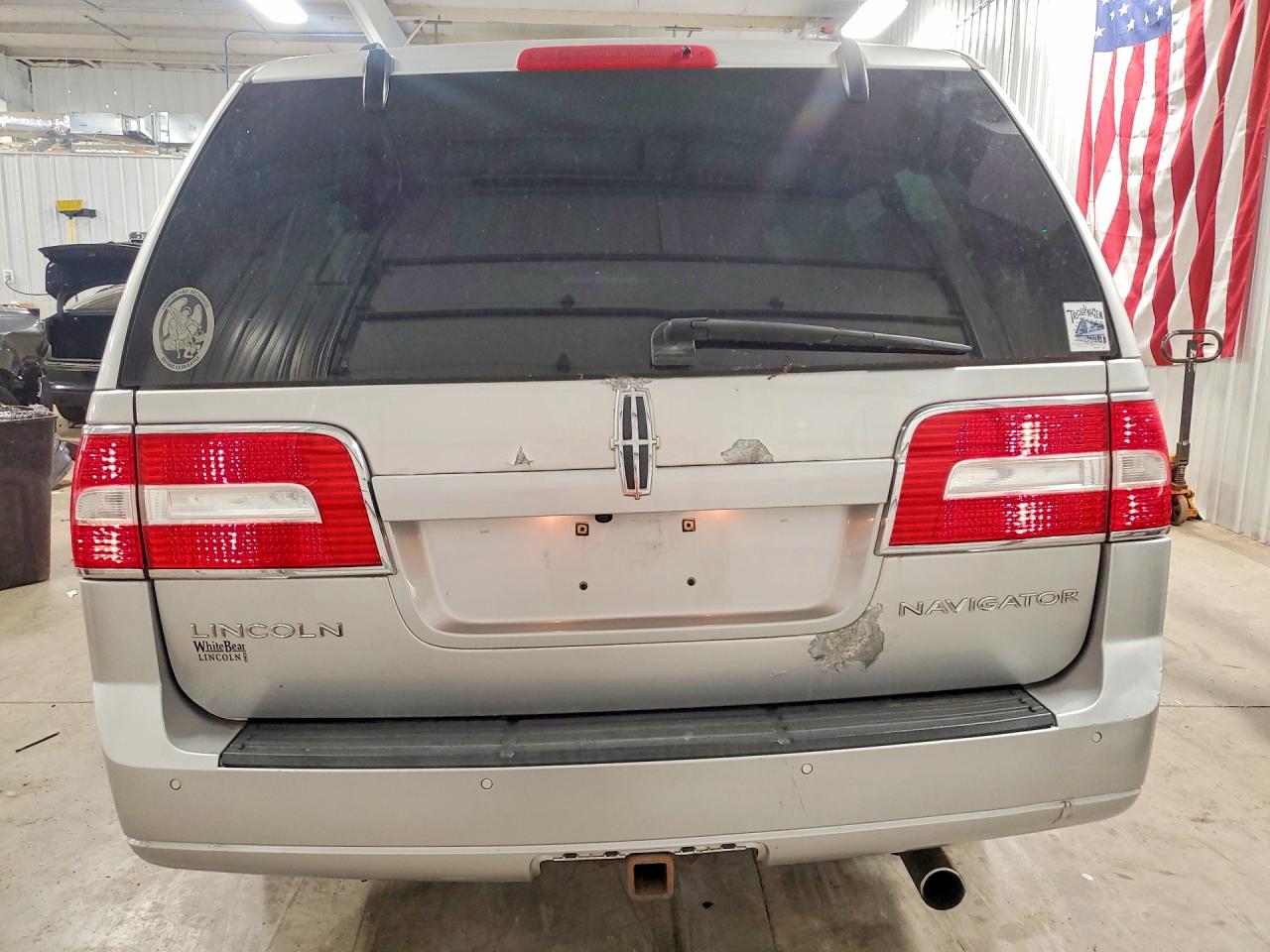 2012 Lincoln Navigator L Серебряный vin: 5LMJJ3J55CEL06382