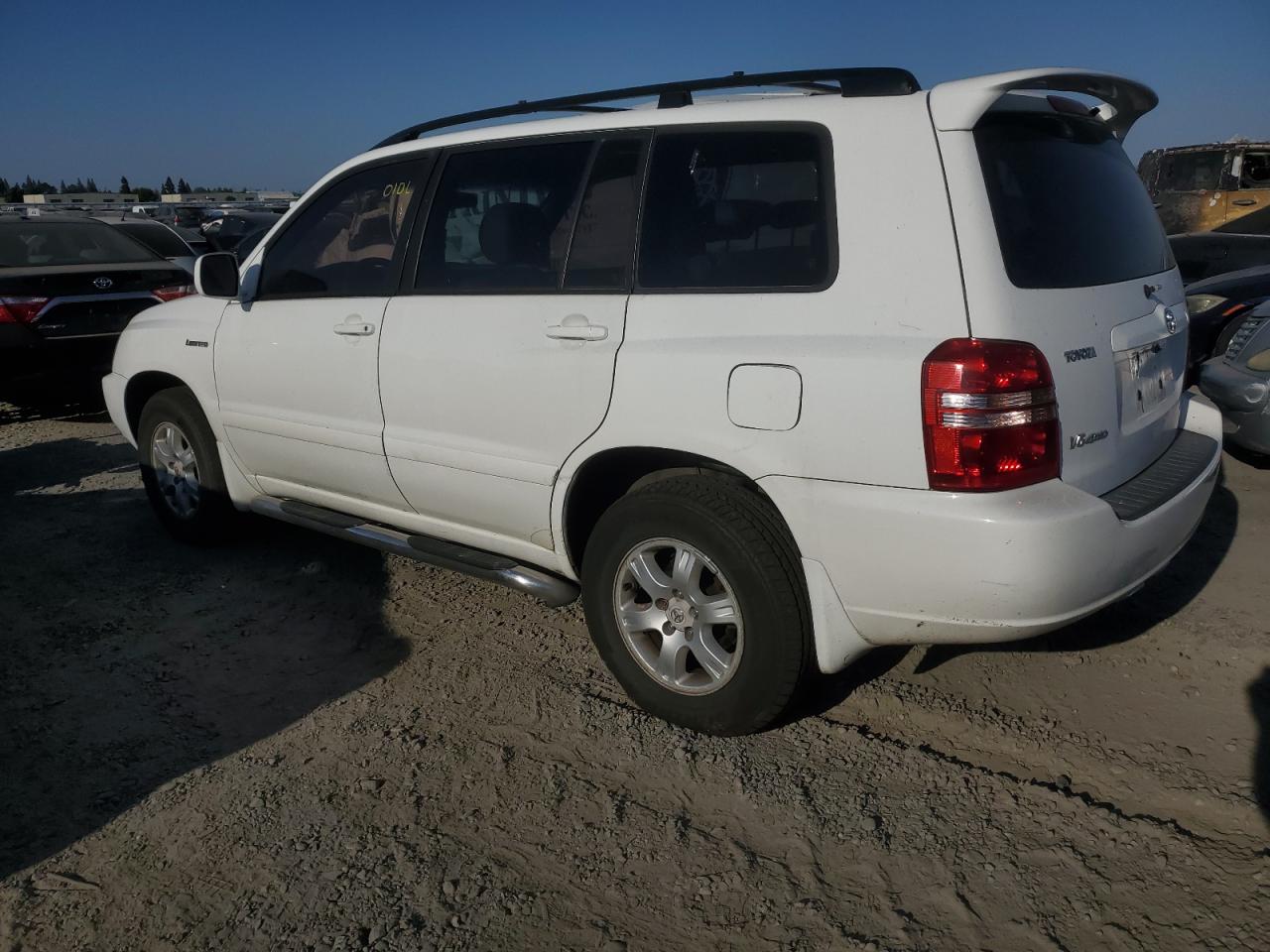2001 Toyota Highlander White vin: JTEHF21A510019628