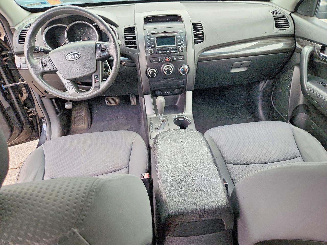 2012 Kia Sorento Lx Black vin: 5XYKT3A19CG261053