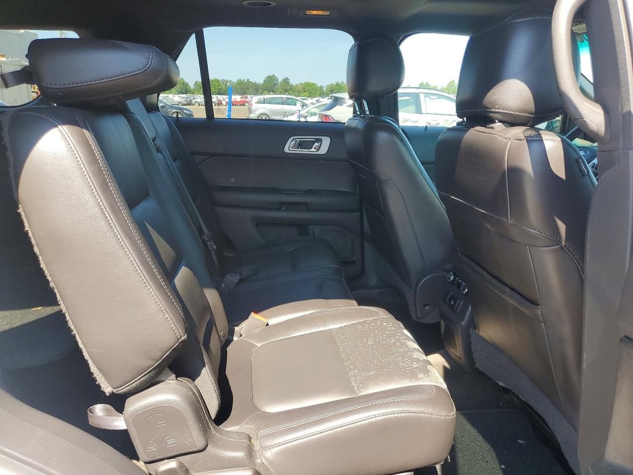 2015 Ford Explorer Limited White vin: 1FM5K8F86FGA56483