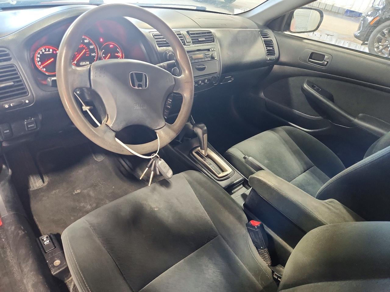 2004 Honda Civic Lx Red vin: 1HGEM22514L010282