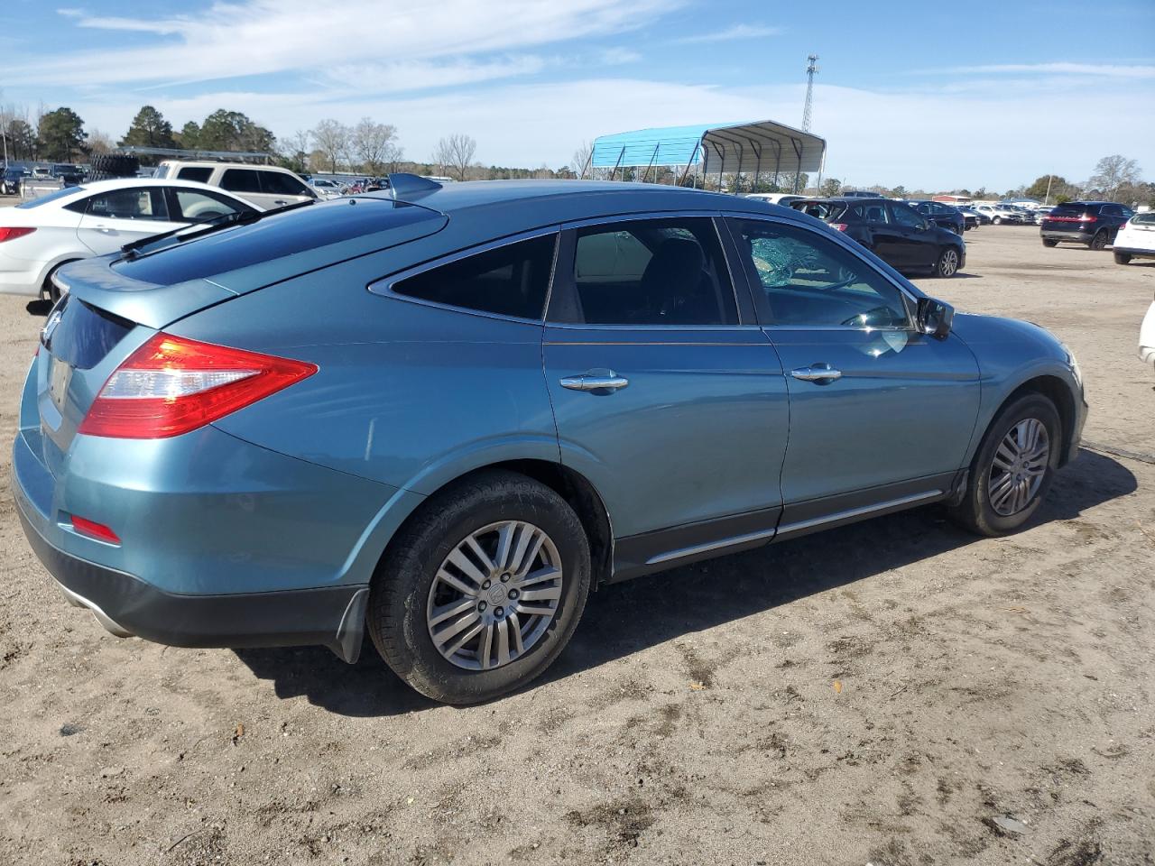 2013 Honda Crosstour Exl Blue vin: 5J6TF3H50DL004982