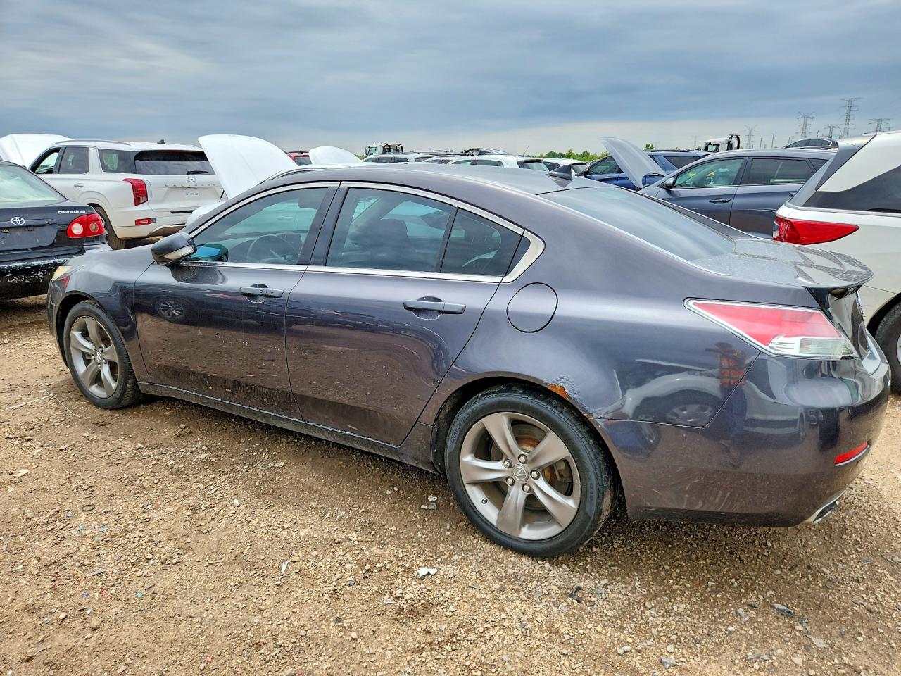 2014 Acura Tl Tech Черный vin: 19UUA9F51EA000615