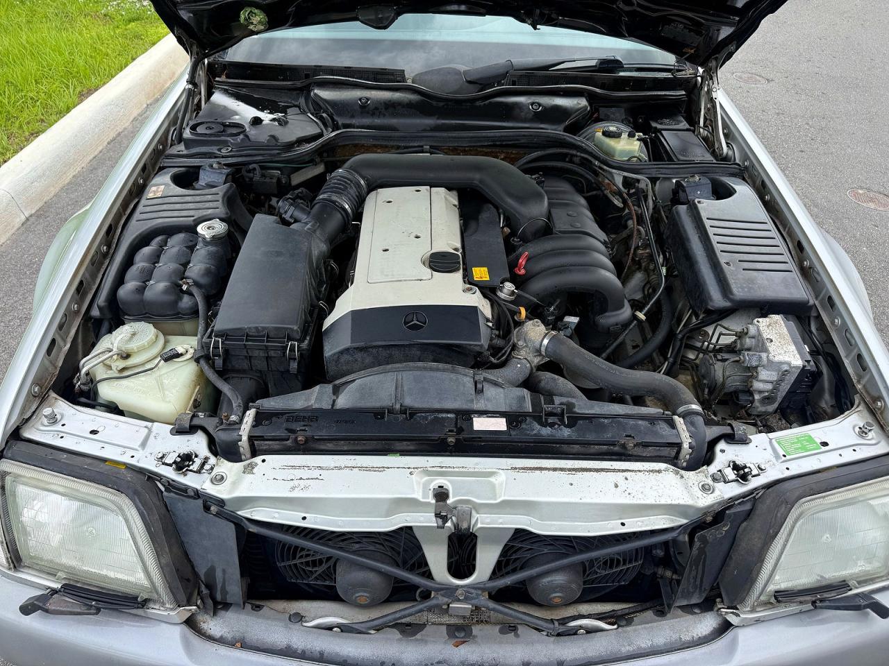 1995 Mercedes-benz Sl 320 Silver vin: WDBFA63E9SF115969