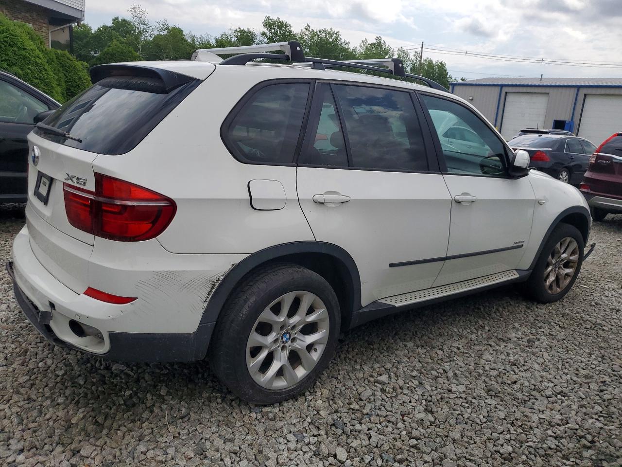 2013 Bmw X5 Xdrive35i White vin: 5UXZV4C54D0B17479