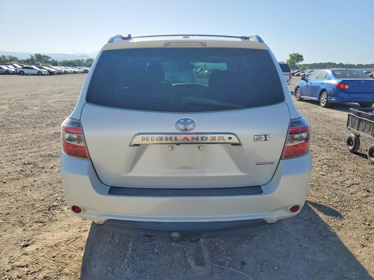 2010 Toyota Highlander Hybrid Limited Белый vin: JTEJW3EH6A2043228