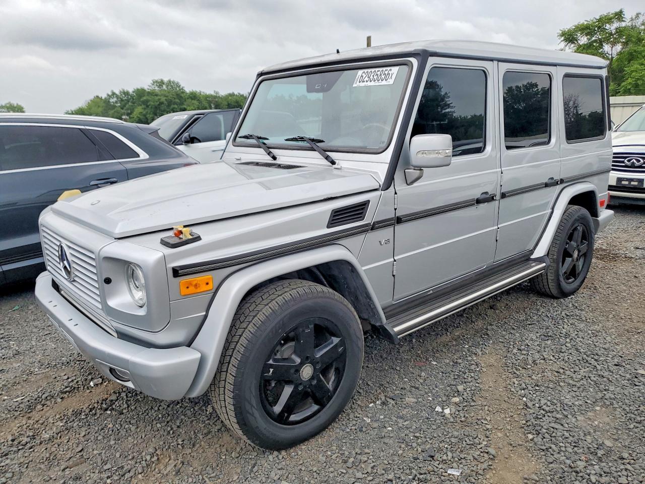 2007 Mercedes-benz G 500 Silver vin: WDCYR49E77X170740