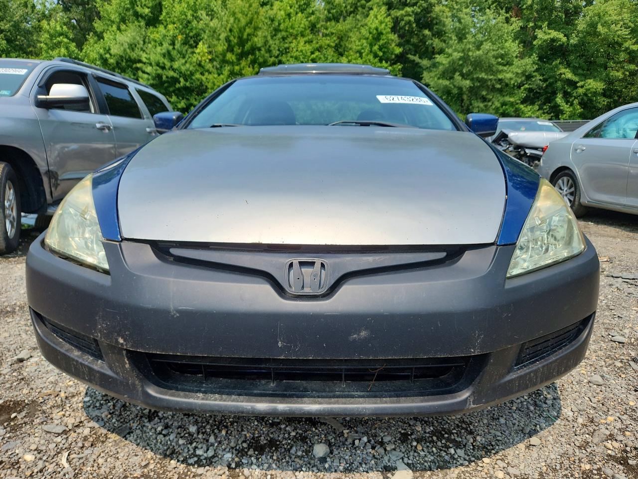 2003 Honda Accord Ex Синий vin: 1HGCM72683A027393