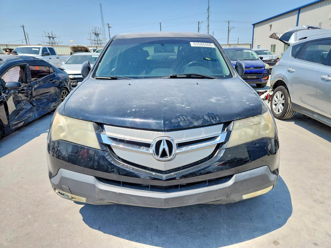 2008 Acura Mdx Technology Черный vin: 2HNYD28698H540217