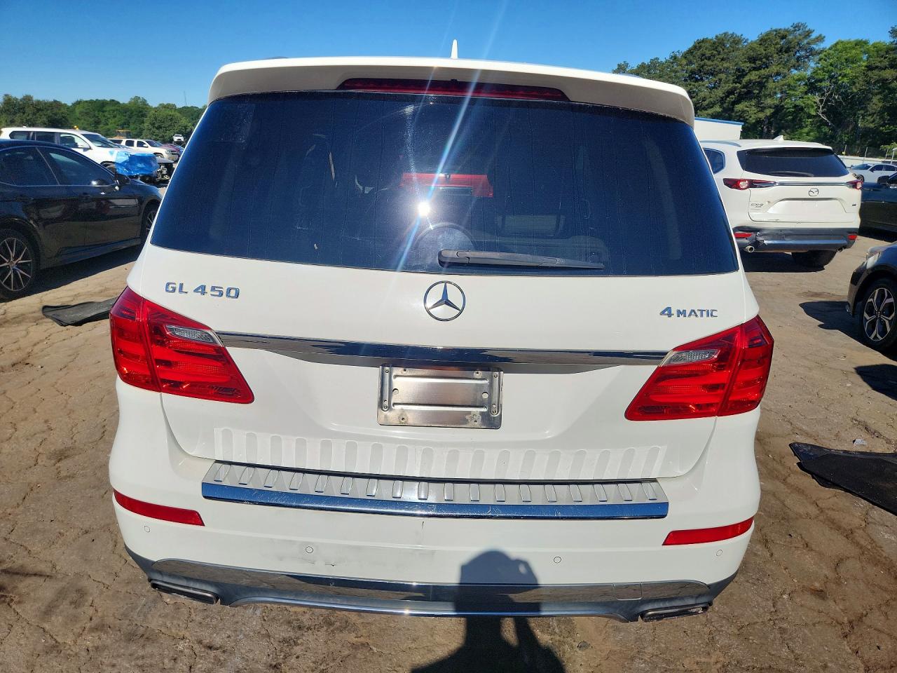 2014 Mercedes-benz Gl 450 4matic Белый vin: 4JGDF7CE9EA287965
