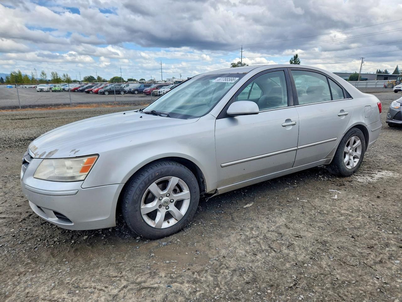 2009 Hyundai Sonata Gls Silver vin: 5NPET46C99H452244