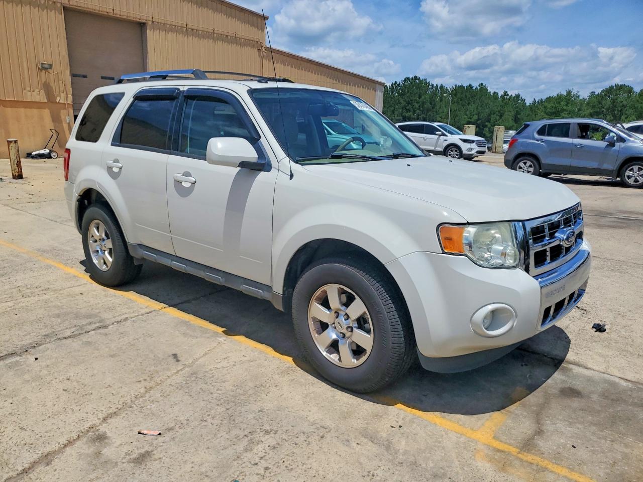 2012 Ford Escape Limited White vin: 1FMCU0EG2CKA24585