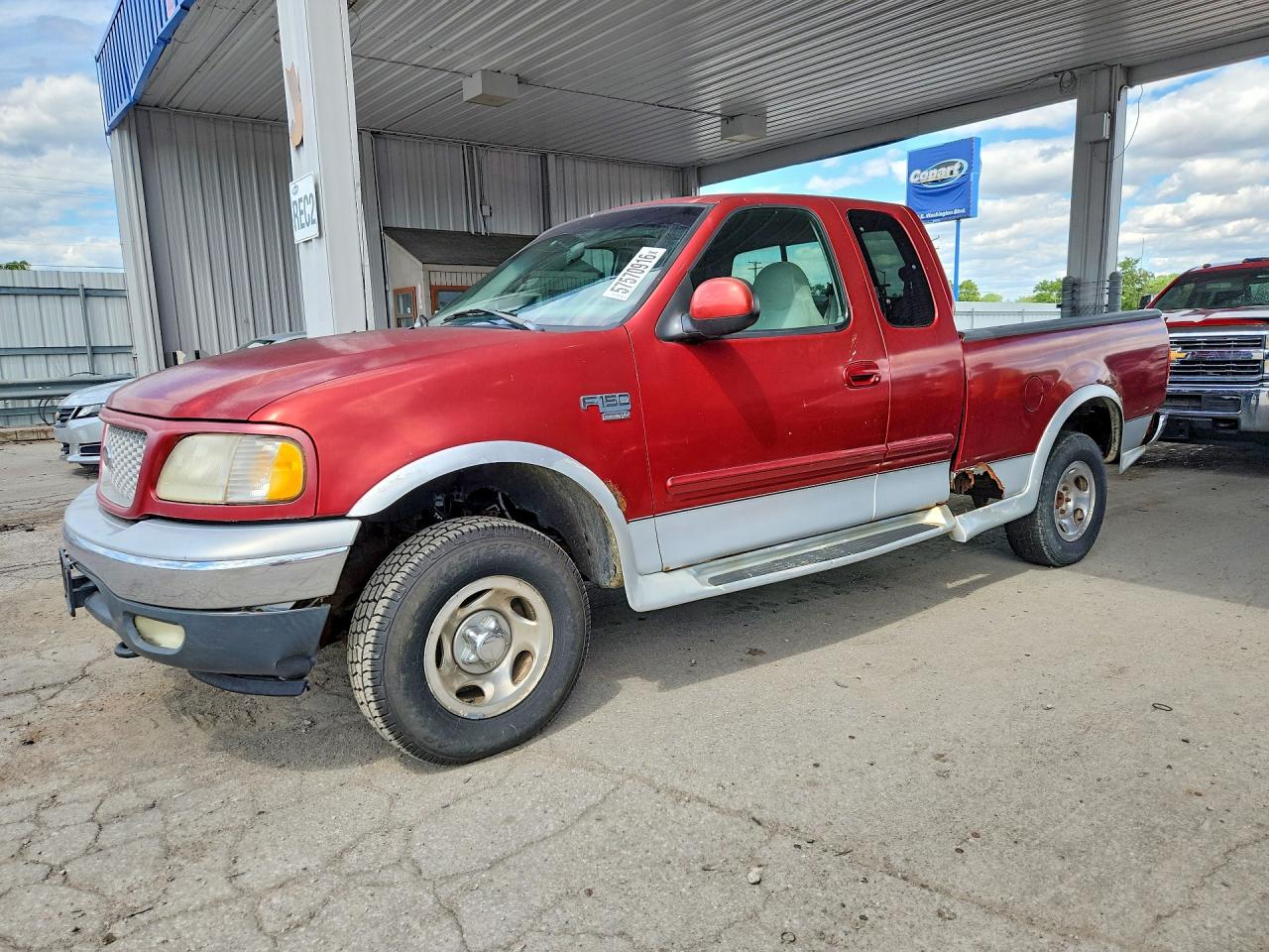 1999 Ford F150 Red vin: 1FTRX18W7XNB71889