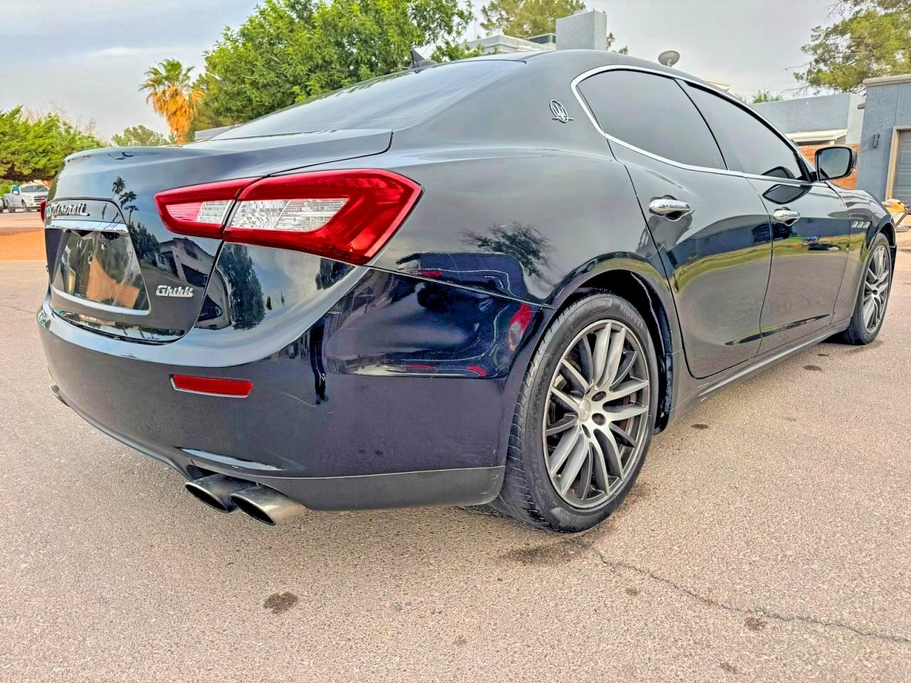 2014 Maserati Ghibli S Black vin: ZAM57RTA6E1087801