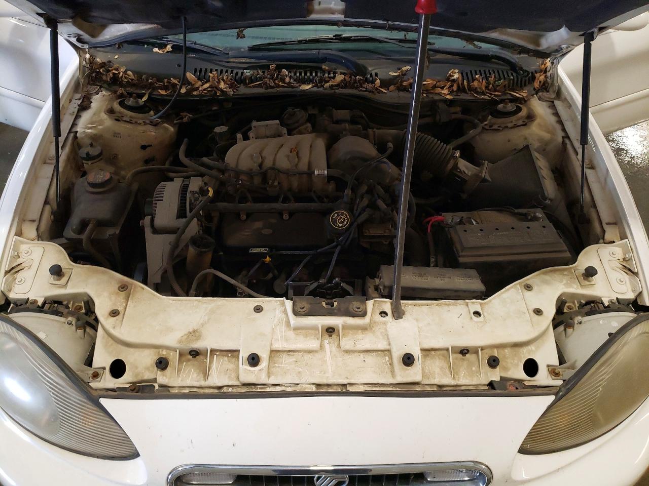 1999 Mercury Sable Gs White vin: 1MEFM50U8XA623240
