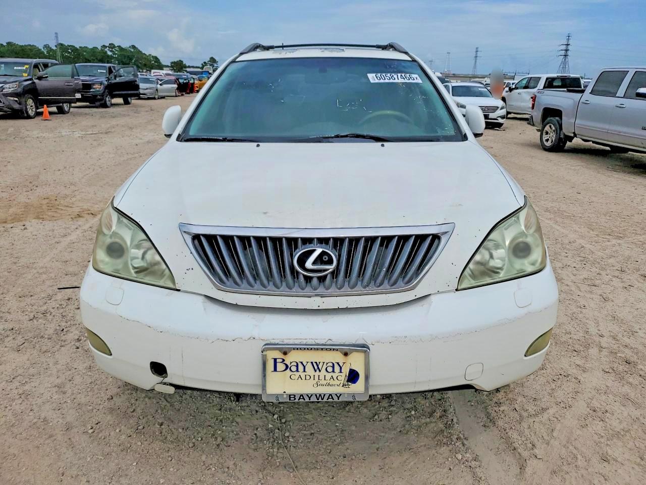 2009 Lexus Rx 350 White vin: 2T2GK31U79C059606